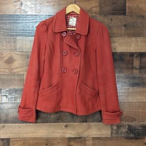 Tulle Wool Peacoat XS